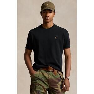 Ralph Lauren Classic Fit Soft Cotton Crewneck T-Shirt Polo‎ Black